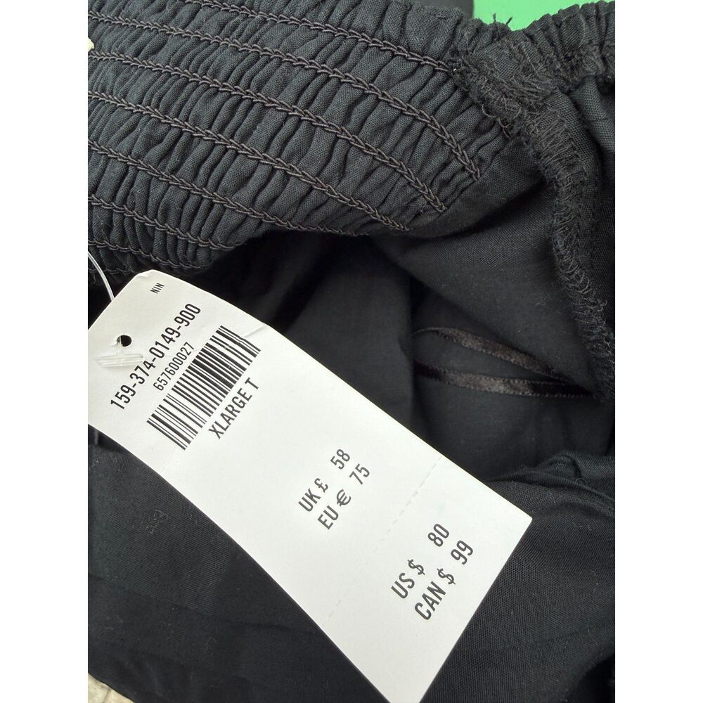 Abercrombie & Fitch Dress Emerson Poplin Puff Sleeve Size XL - Picture 9 of 10